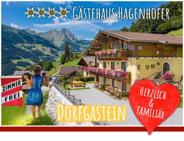 Gaestehaus Hagenhofer Apartman Dorfgastein Kültér fotó